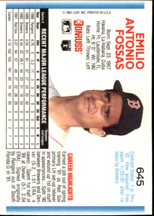 A9587- 1992 Donruss Baseball #S 501-750 + Rookies -du Pick- 15 + Gratis US - Bild 281 von 485