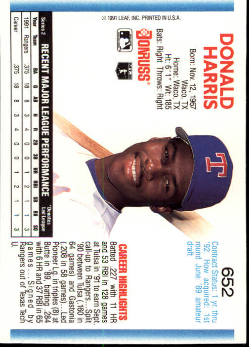A9587- 1992 Donruss Baseball #S 501-750 + Rookies -du Pick- 15 + Gratis US - Bild 295 von 485