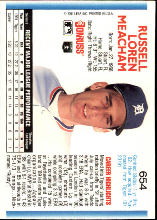 A9587- 1992 Donruss Baseball #S 501-750 + Rookies -du Pick- 15 + Gratis US - Bild 299 von 485