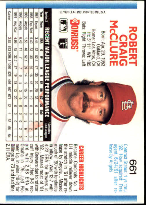 A9587- 1992 Donruss Baseball #S 501-750 + Rookies -du Pick- 15 + Gratis US - Bild 313 von 485