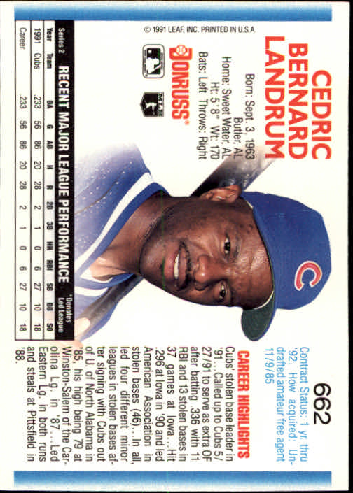 A9587- 1992 Donruss Baseball #S 501-750 + Rookies -du Pick- 15 + Gratis US - Bild 315 von 485