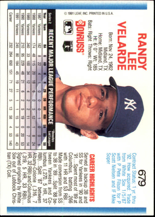 A9587- 1992 Donruss Baseball #S 501-750 + Rookies -du Pick- 15 + Gratis US - Bild 349 von 485