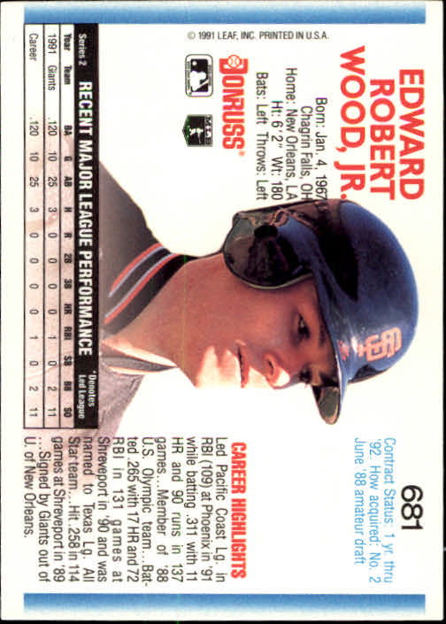 A9587- 1992 Donruss Baseball #S 501-750 + Rookies -du Pick- 15 + Gratis US - Bild 353 von 485