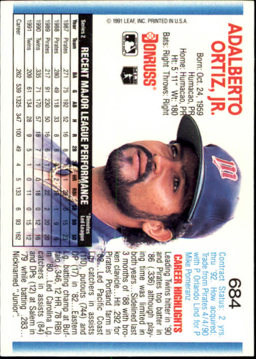 A9587- 1992 Donruss Baseball #S 501-750 + Rookies -du Pick- 15 + Gratis US - Bild 359 von 485
