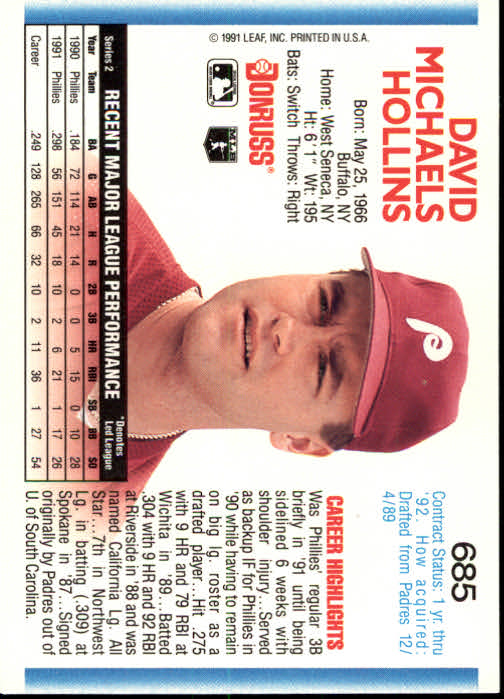 A9587- 1992 Donruss Baseball #S 501-750 + Rookies -du Pick- 15 + Gratis US - Bild 361 von 485
