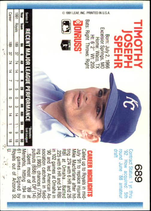A9587- 1992 Donruss Baseball #S 501-750 + Rookies -du Pick- 15 + Gratis US - Bild 369 von 485