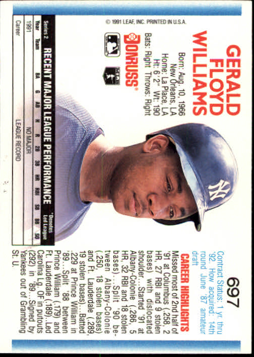 A9587- 1992 Donruss Baseball #S 501-750 + Rookies -du Pick- 15 + Gratis US - Bild 385 von 485