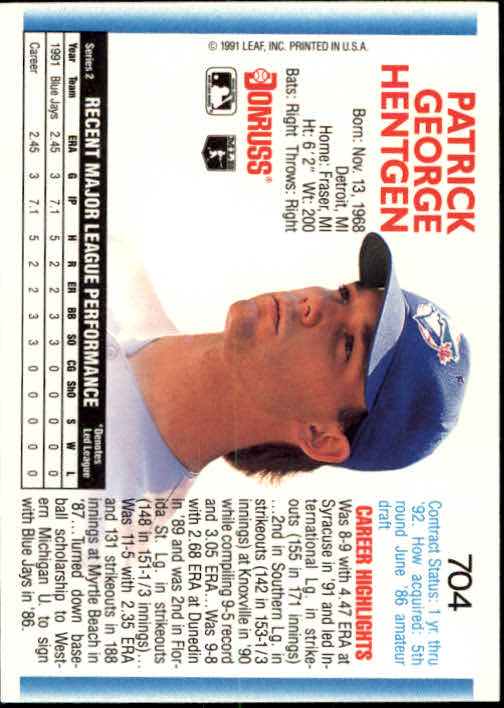 A9587- 1992 Donruss Baseball #S 501-750 + Rookies -du Pick- 15 + Gratis US - Bild 399 von 485