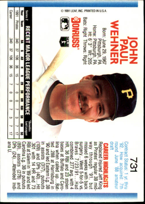 A9587- 1992 Donruss Baseball #S 501-750 + Rookies -du Pick- 15 + Gratis US - Bild 451 von 485