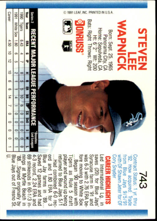 A9587- 1992 Donruss Baseball #S 501-750 + Rookies -du Pick- 15 + Gratis US - Bild 473 von 485