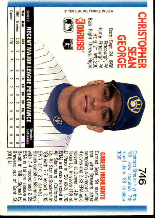 A9587- 1992 Donruss Baseball #S 501-750 + Rookies -du Pick- 15 + Gratis US - Bild 477 von 485