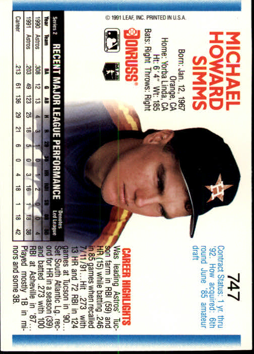 A9587- 1992 Donruss Baseball #S 501-750 + Rookies -du Pick- 15 + Gratis US - Bild 479 von 485