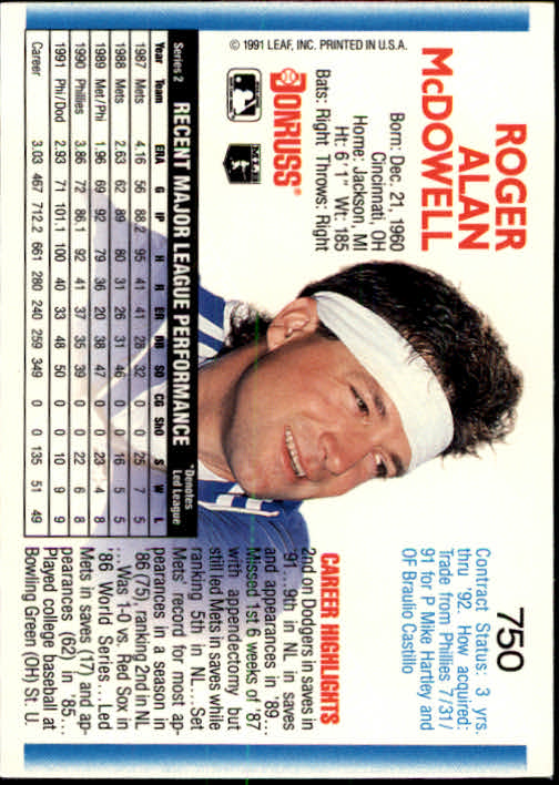 A9587- 1992 Donruss Baseball #S 501-750 + Rookies -du Pick- 15 + Gratis US - Bild 485 von 485