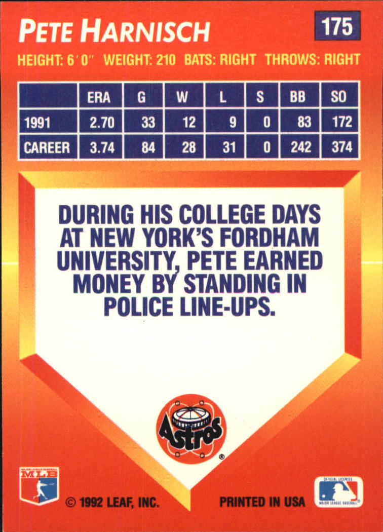 Sports Card Back