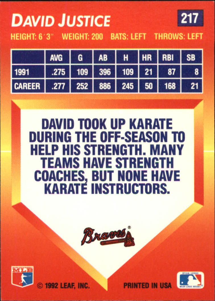 1992 Triple Play (Donruss) Baseball "Main Set" Cards #151 to #264 - Picture 135 of 229