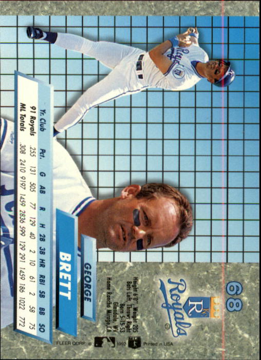 1992 Ultra (Fleer) Baseball "Main Set" Cards #1 to #200 - Picture 137 of 401