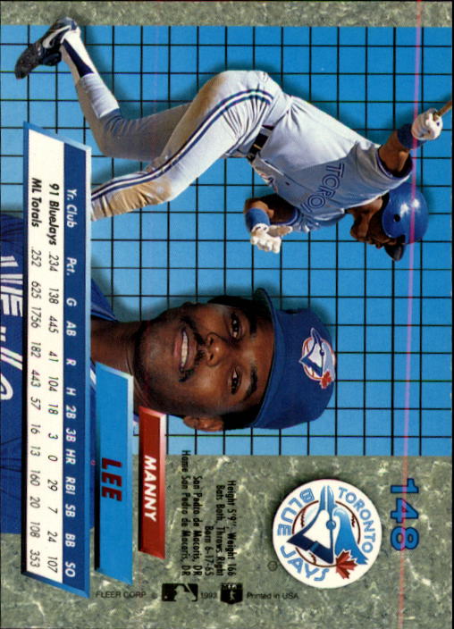 1992 Ultra (Fleer) Baseball "Main Set" Cards #1 to #200 - Picture 297 of 401