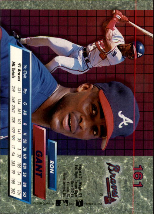 1992 Ultra (Fleer) Baseball "Main Set" Cards #1 to #200 - Picture 323 of 401