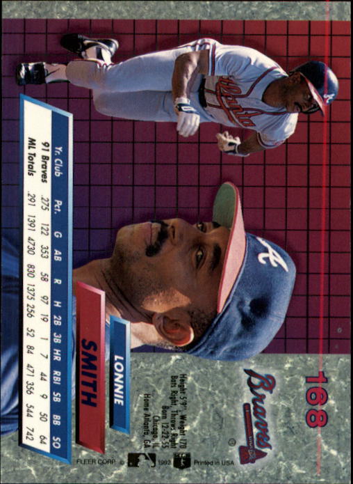 1992 Ultra (Fleer) Baseball "Main Set" Cards #1 to #200 - Picture 337 of 401