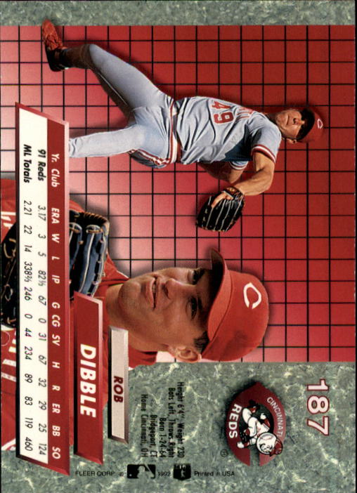 1992 Ultra (Fleer) Baseball "Main Set" Cards #1 to #200 - Picture 375 of 401