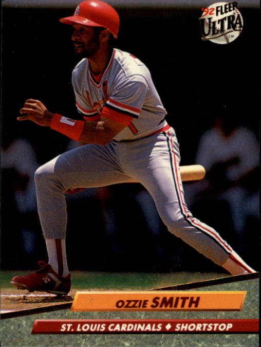 1992 Ultra #271 Ozzie Smith UER/Comma before year of/birth on card back