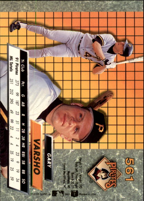 Sports Card Back