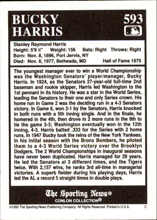 A1235- 1992-1993 Conlon TSN Baseball Cards 501-750 -You Pick- 15+ FREE US SHIP - Bild 153 von 443