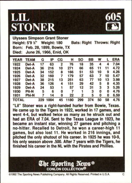 A1235- 1992-1993 Conlon TSN Baseball Cards 501-750 -You Pick- 15+ FREE US SHIP - Bild 177 von 443