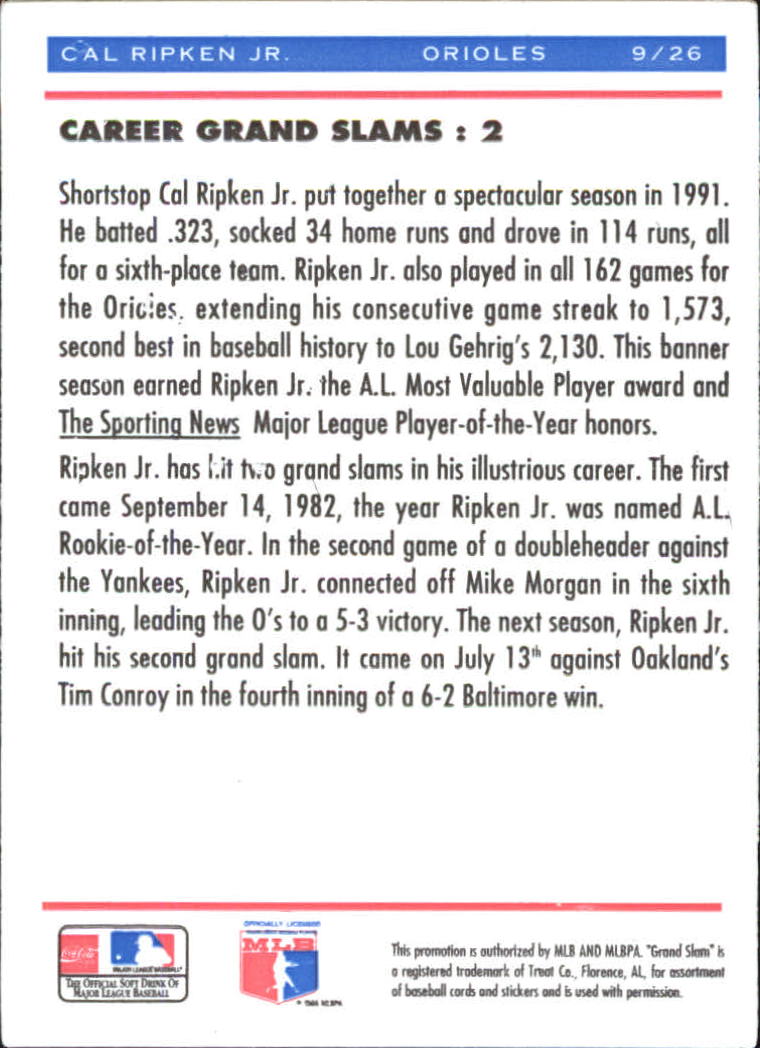 Sports Card Back