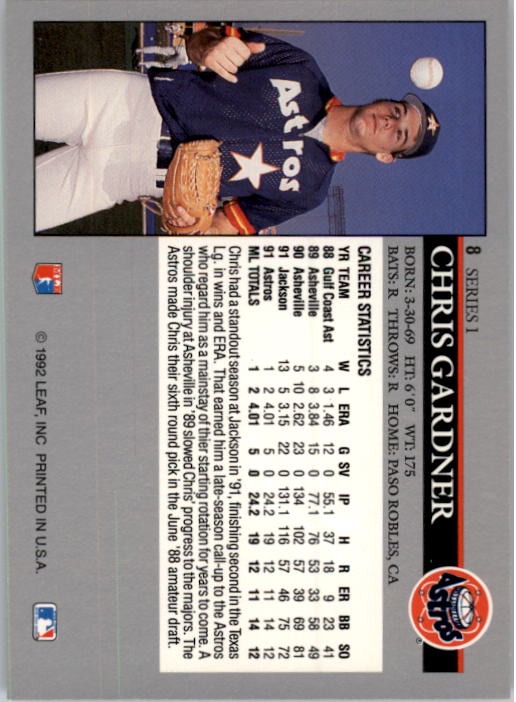 A8003- 1992 Leaf Baseball Card #s 1-200 +Rookies -You Pick- 15+ FREE US SHIP - Picture 17 of 395