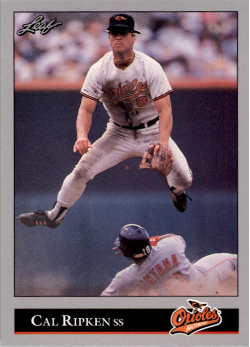 1992 Leaf Donruss Cal Ripken JR #559 on Kronozio