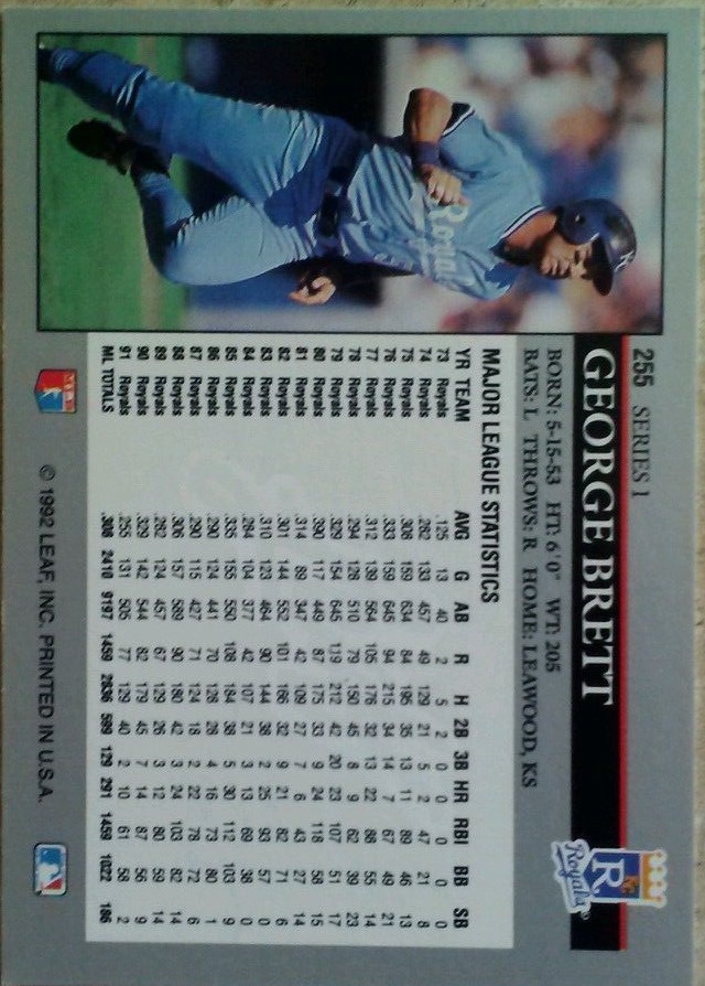 George Brett cards (1987-2024) Royals - You Choose