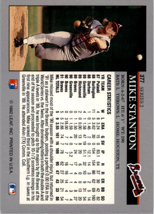 Sports Card Back