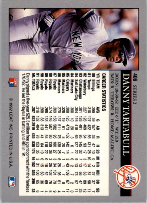 Sports Card Back