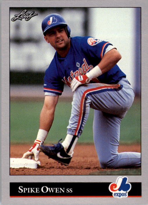  Baseball MLB 1984 Donruss #313 Spike Owen RC Mariners