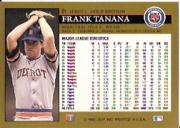 1992 Leaf Black Gold #21 Frank Tanana back image