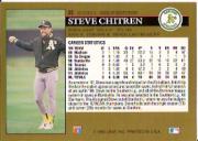1992 Leaf Black Gold #32 Steve Chitren back image