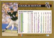 1992 Leaf Black Gold #39 Charlie Hough back image