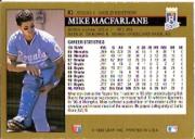 1992 Leaf Black Gold #83 Mike Macfarlane back image