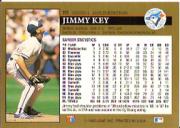 1992 Leaf Black Gold #111 Jimmy Key back image