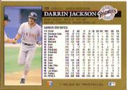 1992 Leaf Black Gold #129 Darrin Jackson back image