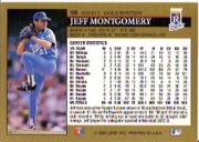 1992 Leaf Black Gold #136 Jeff Montgomery back image