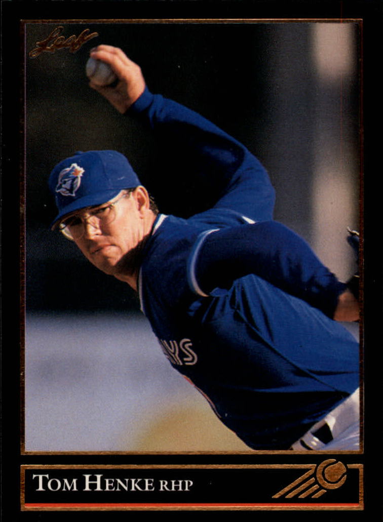 1992 Leaf Black Gold #159 Tom Henke NM-MT Toronto Blue Jays