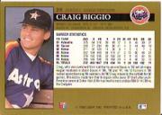 1992 Leaf Black Gold #315 Craig Biggio back image