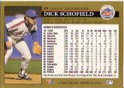 1992 Leaf Black Gold #419 Dick Schofield back image
