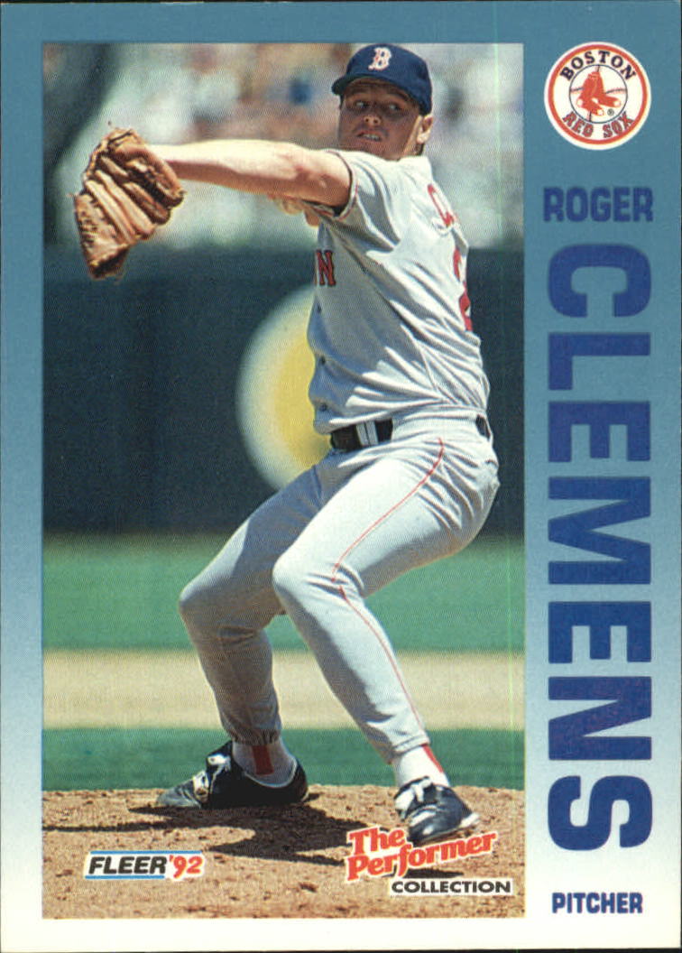 1992 Fleer Citgo The Performer #6 Roger Clemens