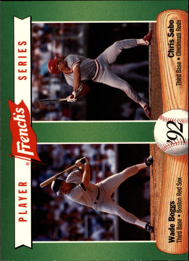 1992 French's #14 Wade Boggs/Chris Sabo