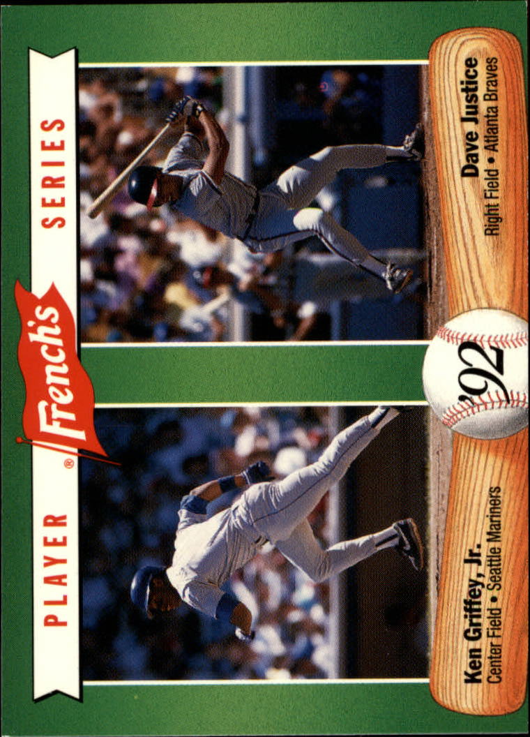 1992 French's #15 Ken Griffey Jr./Dave Justice