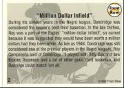 1992 Front Row Dandridge #2 Ray Dandridge/Million Dollar Infield back image