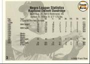 1992 Front Row Dandridge #3 Ray Dandridge/Negro League Statistics back image